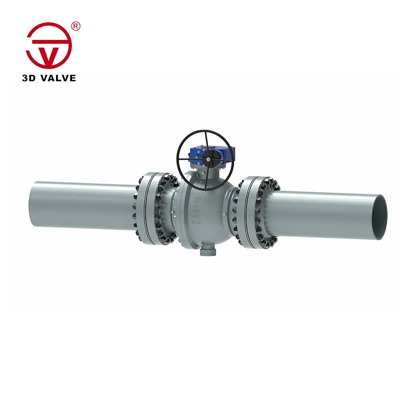 شیرهای توپی فلنج دار فولادی ریخته گری خط لوله