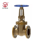 دریچه دروازه ای دستی مس آلیاژی استاندارد روسیه